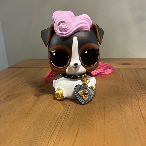 L.O.L. Surprise! Biggie Pets DJ K9 Mini Backpack/Coin Bank - Picture 1 of 5